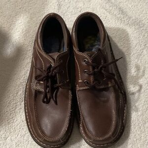 Warner's Brown Leather Boat Shoes